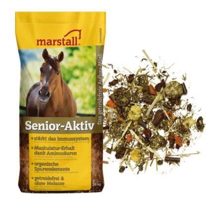 Marstall Senior-Aktiv 20 kg Kornfrit foder til seniorhesten