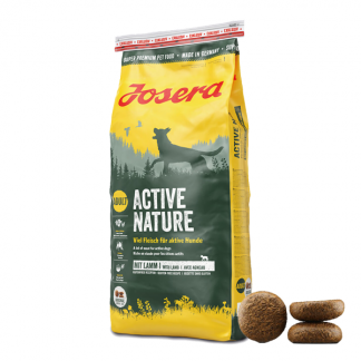 Josera Active Nature 15 KG. Kødfuldt hundefoder til aktive hunde
